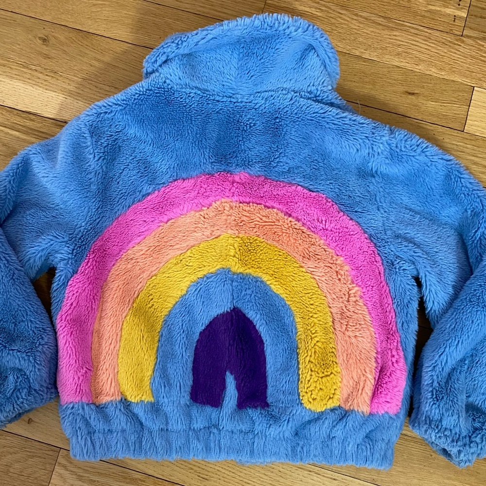 Lola Rainbow Faux Fur Jacket